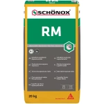 Schonox RM 20kg reparatiemortel voor professionele vloer- en wandreparaties
