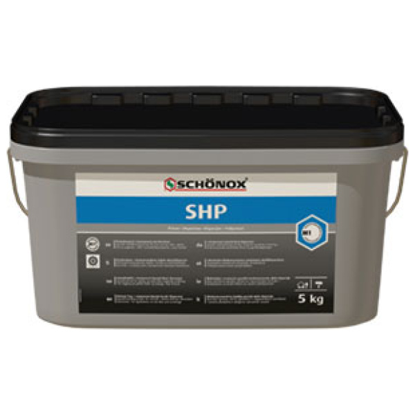 Schönox SHP hechtprimer voor niet-zuigende ondergronden zoals tegels en oude lijmresten.