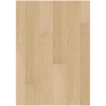 Close-up van de witte vernis en natuurlijke houtnerf op de Quick-Step Impressive laminaatvloer