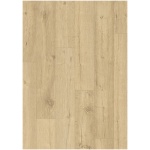 Detailfoto van de gezandstraalde houtstructuur op de Quick-Step Naturelle Eik laminaatvloer