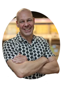 Portret van Wiebe Visser, expert en productspecialist in egaline, ondervloeren en vloeropbouw bij EgalineStore.