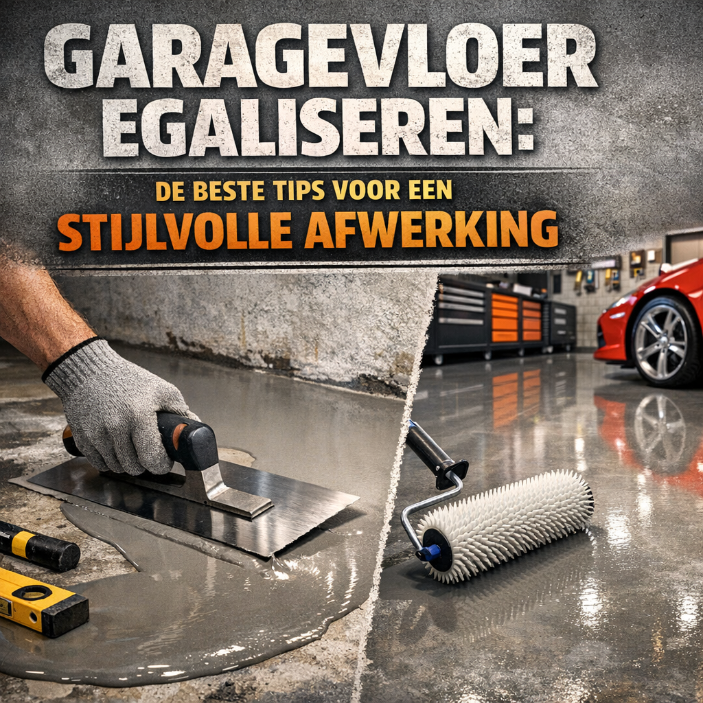 Illustration of Garagevloer egaliseren: De Beste Tips voor een Stijlvolle Afwerking